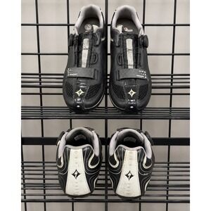 Specialized Ember Road Cycling Shoes Women 10.5 Black White 6101-3542 Boa Cleats